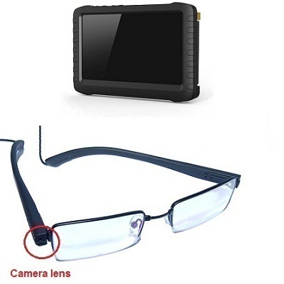 Glasses Camera LCD Recorder